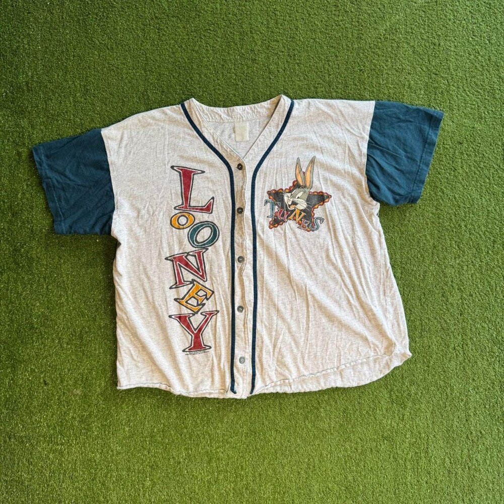 Vintage Looney Tunes Baseball Jersey Tee
